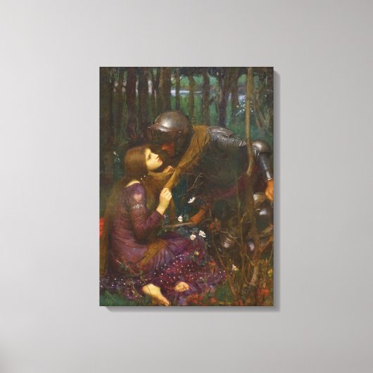 Mooie dame zonder medelijden canvas afdruk (Voorkant)