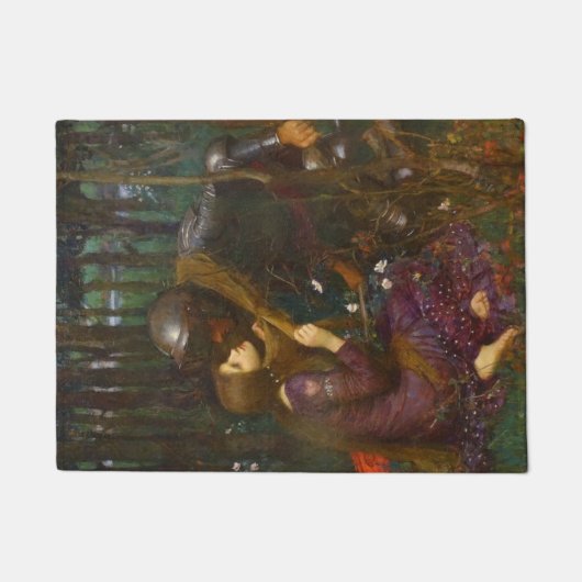 Mooie dame zonder medelijden deurmat (Voorkant)