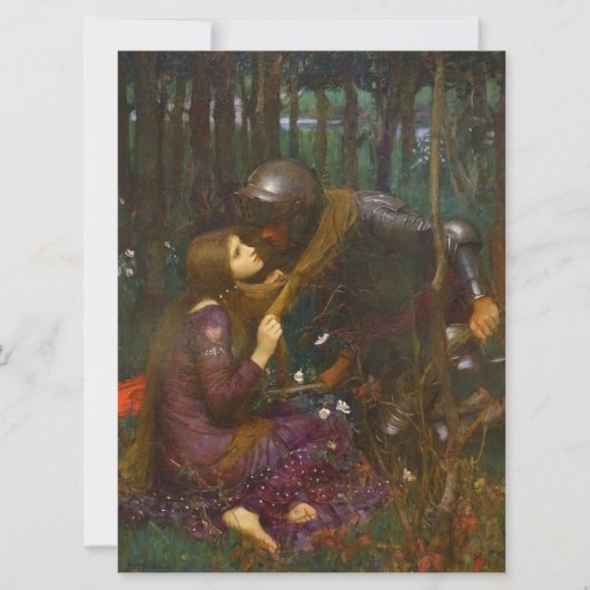 Mooie dame zonder medelijden kaart (Voorkant)