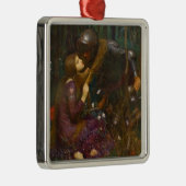 Mooie dame zonder medelijden metalen ornament (Rechts)