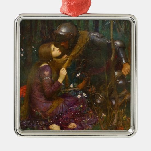 Mooie dame zonder medelijden metalen ornament (Voorkant)