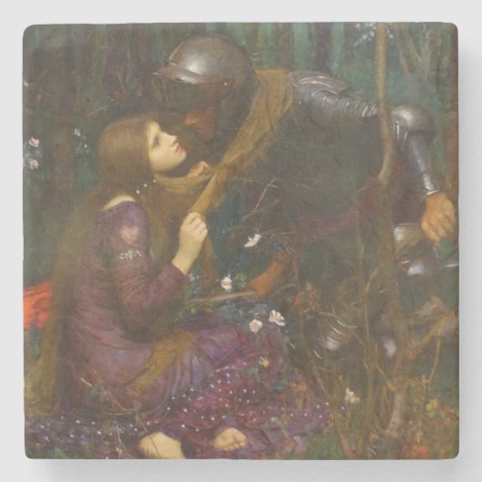 Mooie dame zonder medelijden stenen onderzetter (Voorkant)