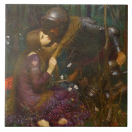 Mooie dame zonder medelijden tegeltje