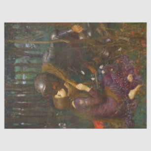 Mooie dame zonder medelijden tissuepapier