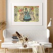 Mooie dames, Decoupage Tissue Papier