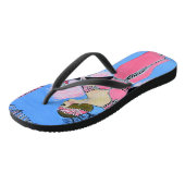Mooie dames teenslippers  (Schuin)