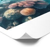 Mooie damesduiker vindt gezonken schip poster (Hoek)