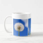 Mooie dandelion koffiemok (Links)