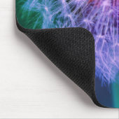 Mooie Dandelion op blauwe achtergrond | Muismat (Hoek)