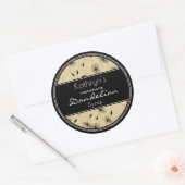Mooie Dandelions op maat Ronde Sticker (Envelop)