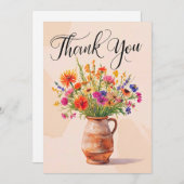 Mooie Dankjewelanselkaart Bedankkaart (Voorkant / Achterkant)