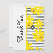 Mooie Dankkaart Mooie Bloemige Dankbrief Bedankkaart (Voorkant)