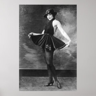 Mooie Dansend Meisje, 1910s Poster