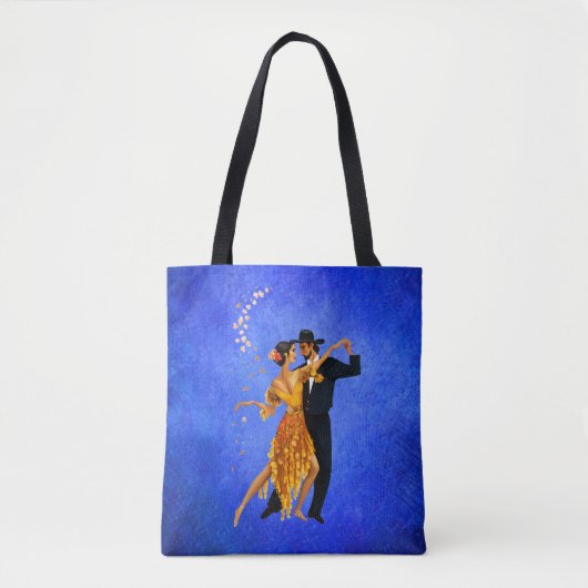 Mooie dansende Canvas tas (Voorkant)