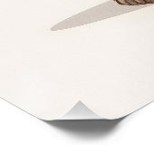 Mooie dansende panda-poster | Grappige cartoon-muu Perfect Poster (Hoek)