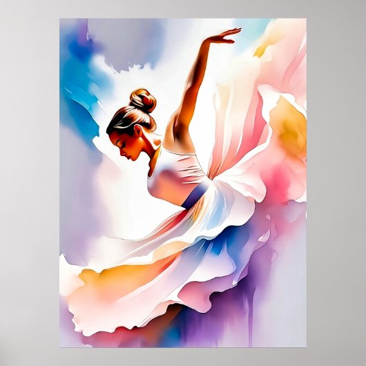 Mooie danser poster (Voorkant)