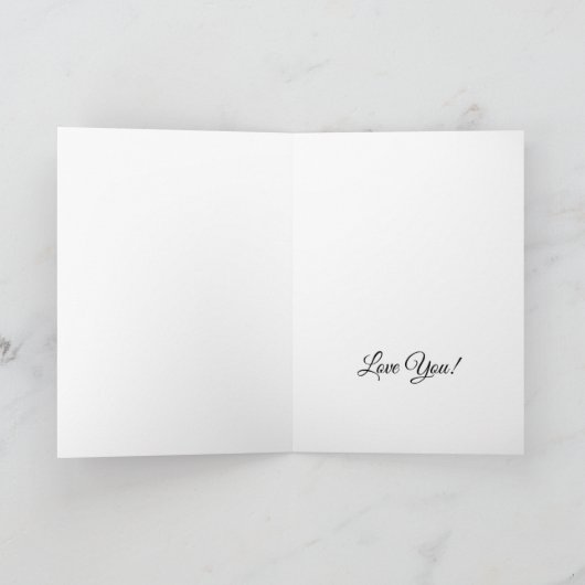 Mooie danseres Valentijn Folded Wenskaart Kaart (Binnen)