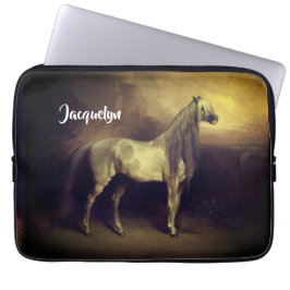 Mooie Dapped Gray Arabian Stallion Laptop Sleeve