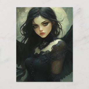 Mooie Dark Angel Fantasy Briefkaart