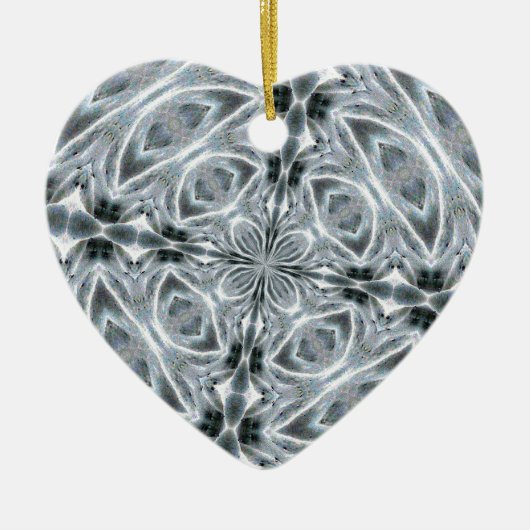 Mooie Dark Siesta Keys Kladescope Keramisch Ornament (Voorkant)