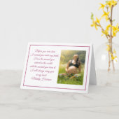 Mooie Daughter Birthday Custom Foto van mama Kaart (Gele Bloem)