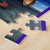 Mooie decoratieve oosterse kunst Puzzle Legpuzzel (Zijkant)