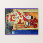 Mooie decoratieve oosterse kunst Puzzle Legpuzzel (Horizontaal)