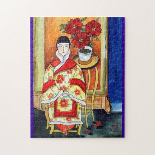 Mooie decoratieve oosterse kunst Puzzle Legpuzzel