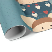 Mooie decoratieve oprechte chique Vaderdag Cadeaupapier (Rol Hoek)