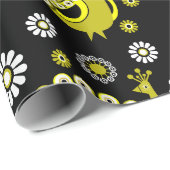 Mooie decoratieve pauw cadeaupapier (Rol Hoek)