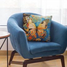 Mooie decoratieve vlinder bloemig