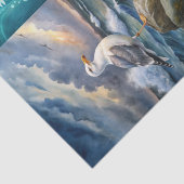 Mooie decoupage met nautisch thema tissuepapier (Detail)