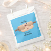 Mooie deegroller en deeggebak bakken cartoon  bedankzakje (Geknipt)