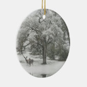 Mooie deer in het Ornament Sneeuwbroodjes (Rechts)