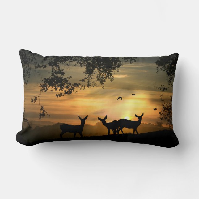 Mooie Deer Pillow Kussen (Voorkant)