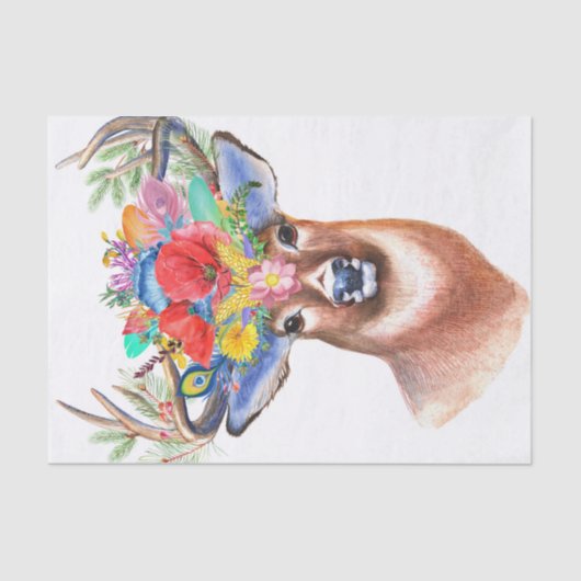 Mooie Deer Tissuepapier (Voorkant)