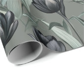 Mooie Delicate Bloemen Tulp Boeket Inpakpapier (Rol Hoek)