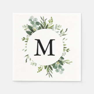 Mooie Delicate Eucalyptus Blad Bruiloft Servet