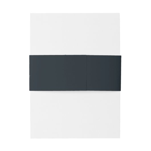 Mooie, delicate eucalyptuschic zwarte bruiloft uitnodigingen wikkel (Achterkant Voorbeeld)