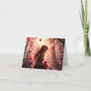 Mooie delicate romantische fee Kaart