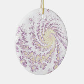 Mooie Delicate Wervelend Patroon Keramisch Ornament (Rechts)