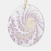 Mooie Delicate Wervelend Patroon Keramisch Ornament (Links)