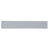 Mooie Denim Blue Gingham check Lange Tafelloper (Horizontaal)
