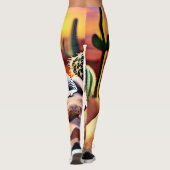 Mooie Desert luipaard Gecko Design Leggings (Achterkant)