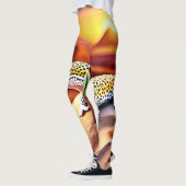 Mooie Desert luipaard Gecko Design Leggings (Links)