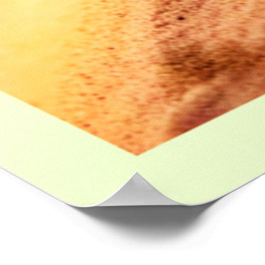 Mooie Desert luipaard Gecko Design Poster (Hoek)