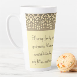 Mooie Designer Inspirerend Latte Mok