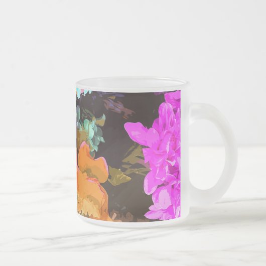 Mooie details matglas koffiemok (Rechts)