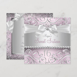 Mooie diamanten strik & glinsterende spiraal Sweet Kaart