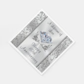 Mooie Diamond 60e Jubileum servetten (Hoek)